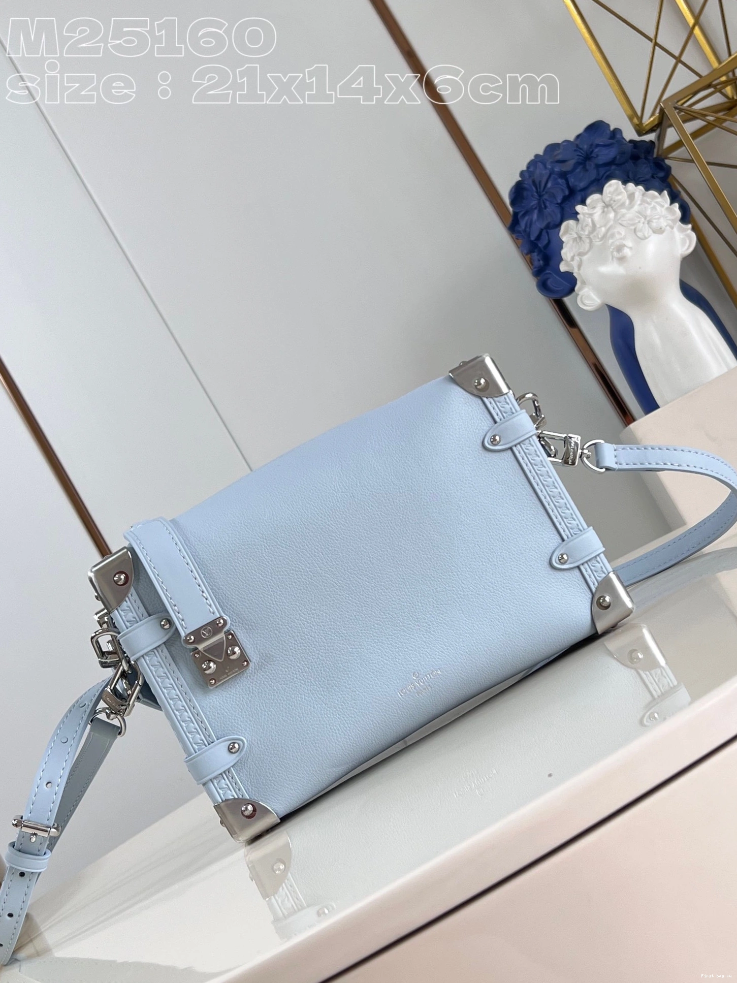 First bag ru PM-21*14*6CM Side VUITTON Trunk LOUIS 0812